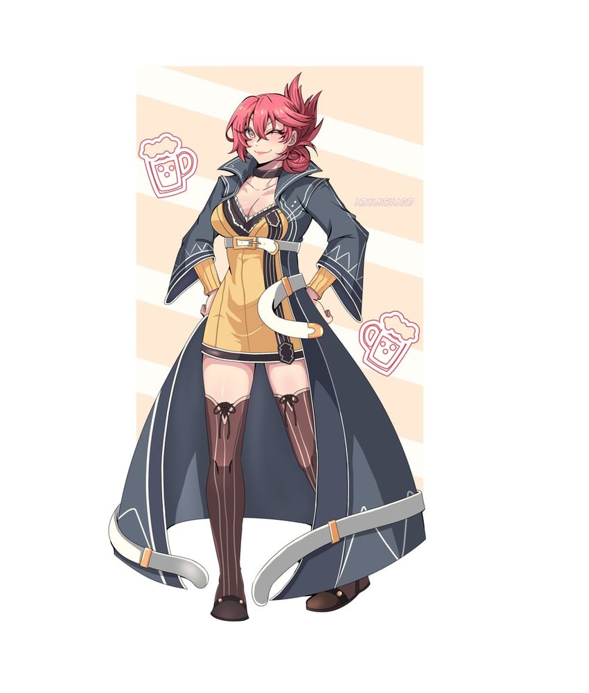 sara valestein (eiyuu densetsu and 2 more) drawn by azumishard