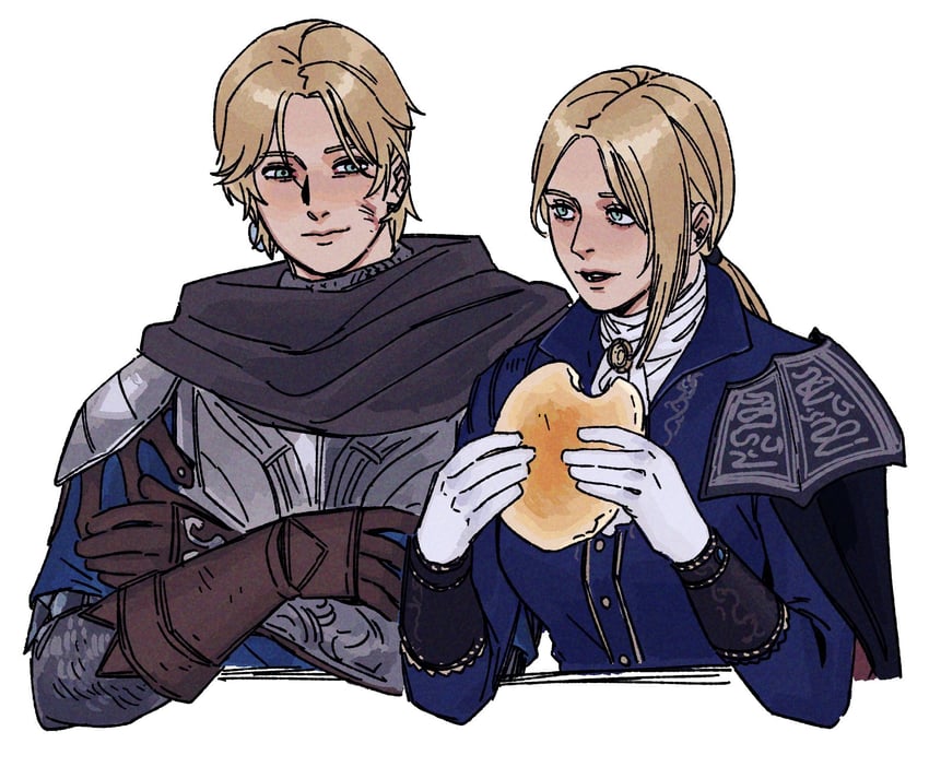 wylder and duchess (elden ring and 1 more) drawn by chocytd