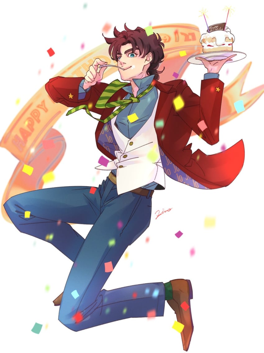 joseph joestar (jojo no kimyou na bouken and 1 more) drawn by zino