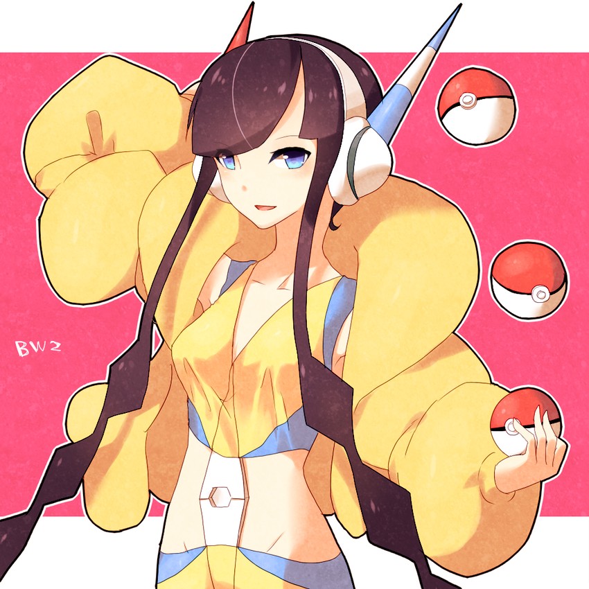 elesa (pokemon and 1 more) drawn by kozakura_(dictionary)