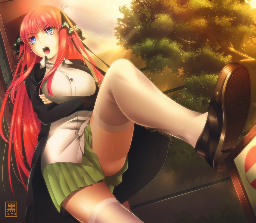 nakano nino (go-toubun no hanayome) drawn by kuronick-arts