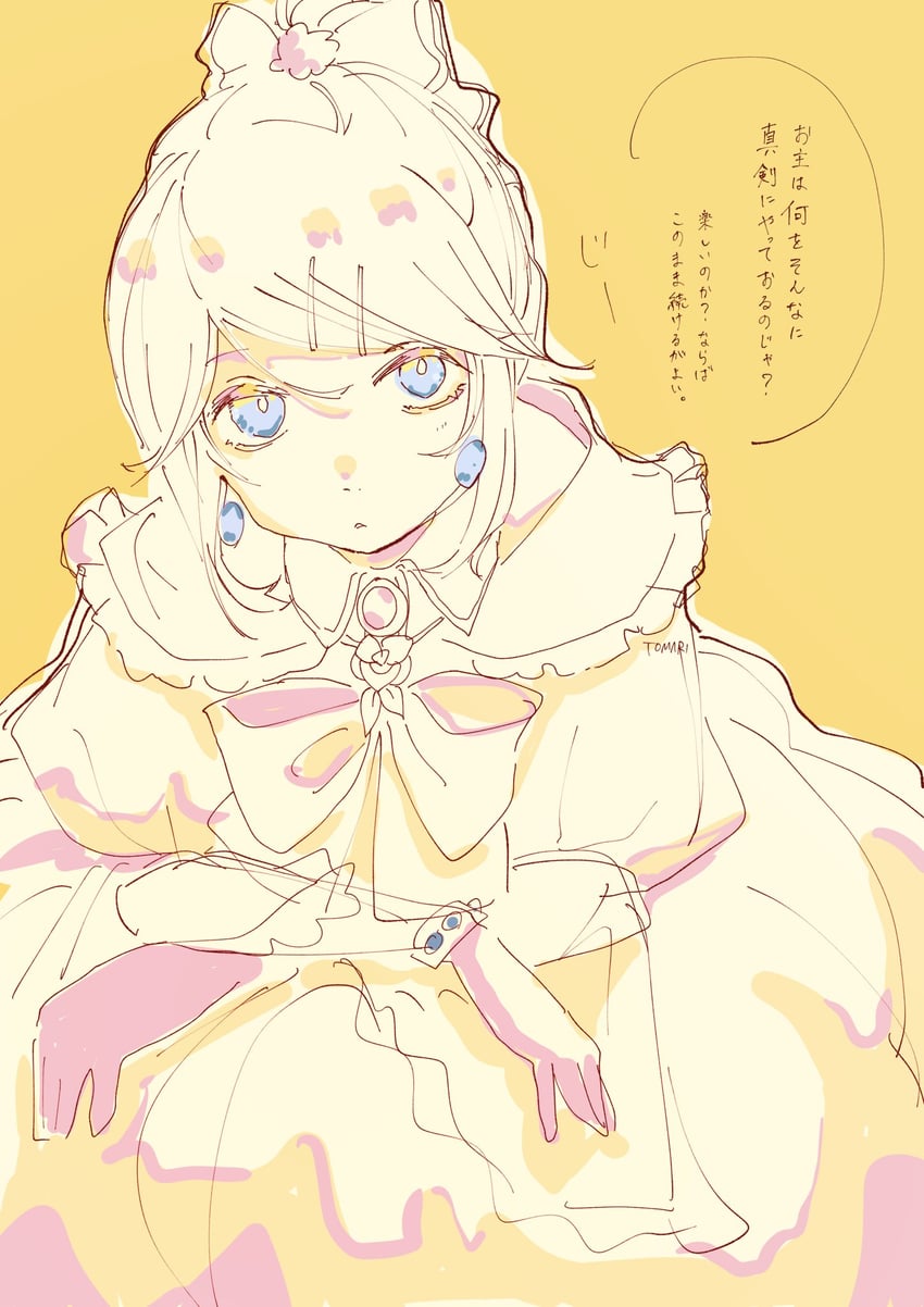 kagamine rin and riliane lucifen d'autriche (vocaloid and 2 more) drawn by tomari_drew