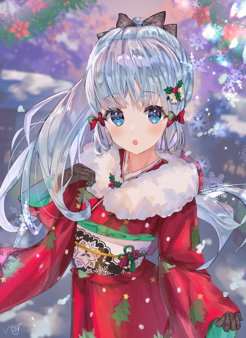 kamisato ayaka (genshin impact) drawn by isuzu_(an_icy_cat)