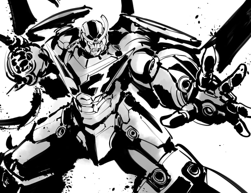 gurren-lagann (tengen toppa gurren lagann) drawn by kato_takuji