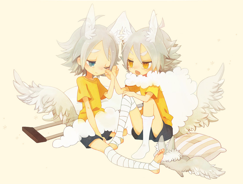fubuki shirou and fubuki atsuya (inazuma eleven) drawn by 32_(mayama)