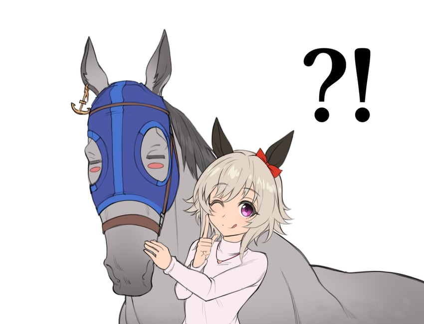 curren chan and kurofune (umamusume and 1 more) drawn by fukuro_(maruaru00)
