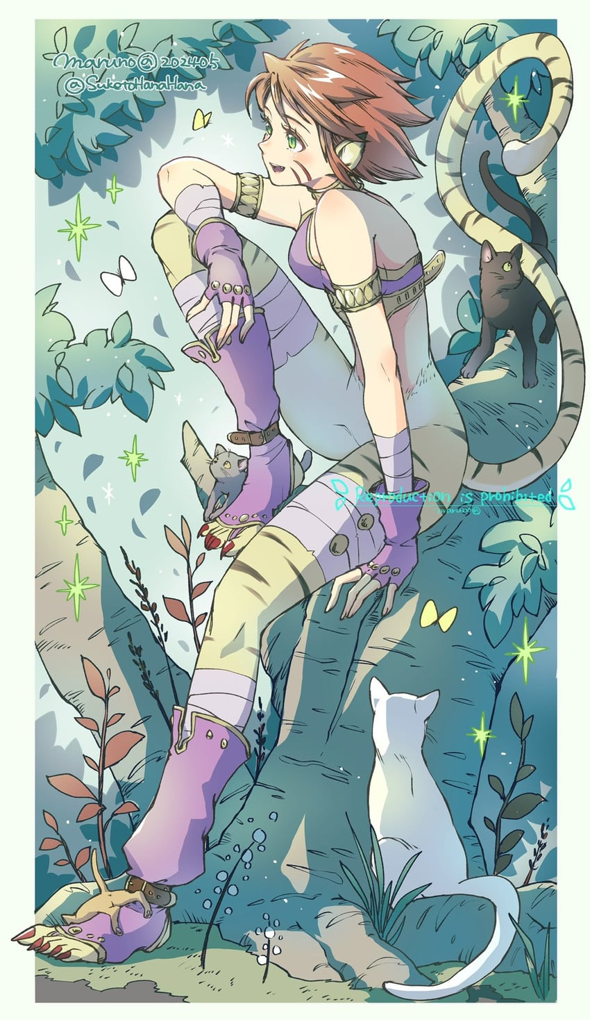 katt (breath of fire and 1 more) drawn by maruno