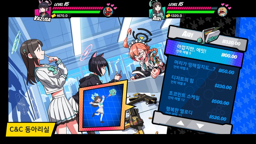 kazusa, neru, and airi (blue archive and 2 more) drawn by nasan_(coldtime)