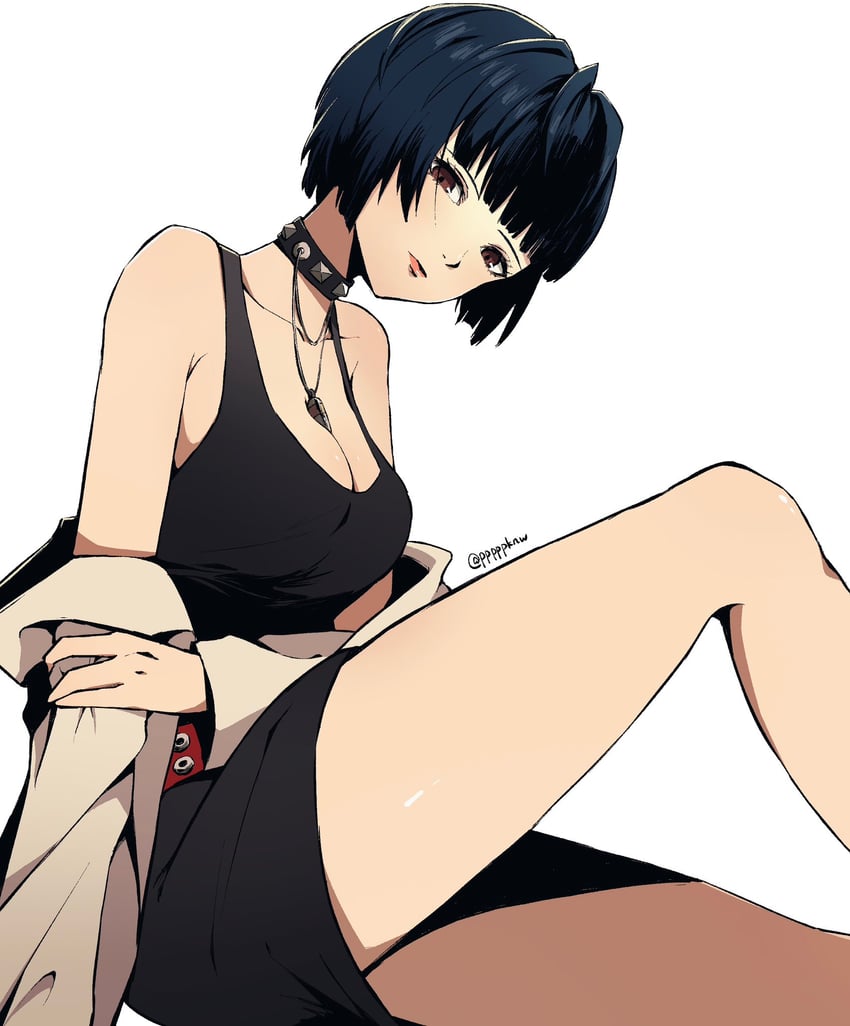 takemi tae (persona and 1 more) drawn by pppppknw