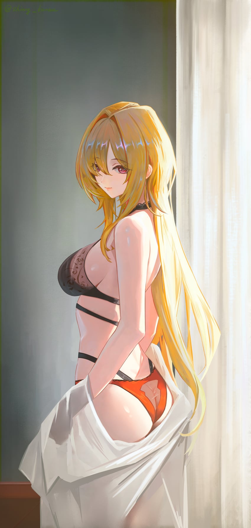 kurosaki chitose (idolmaster and 1 more) drawn by qingli_ye