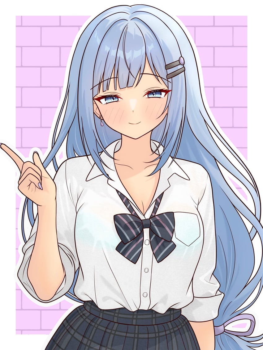 shiraishi tsumugi (idolmaster and 2 more) drawn by 82k_mugi