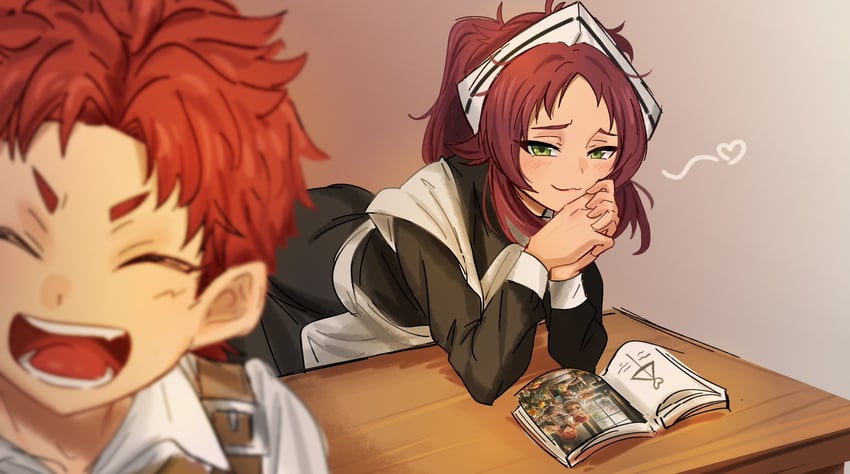 aisha greyrat and ars greyrat (mushoku tensei) drawn by maohanabi