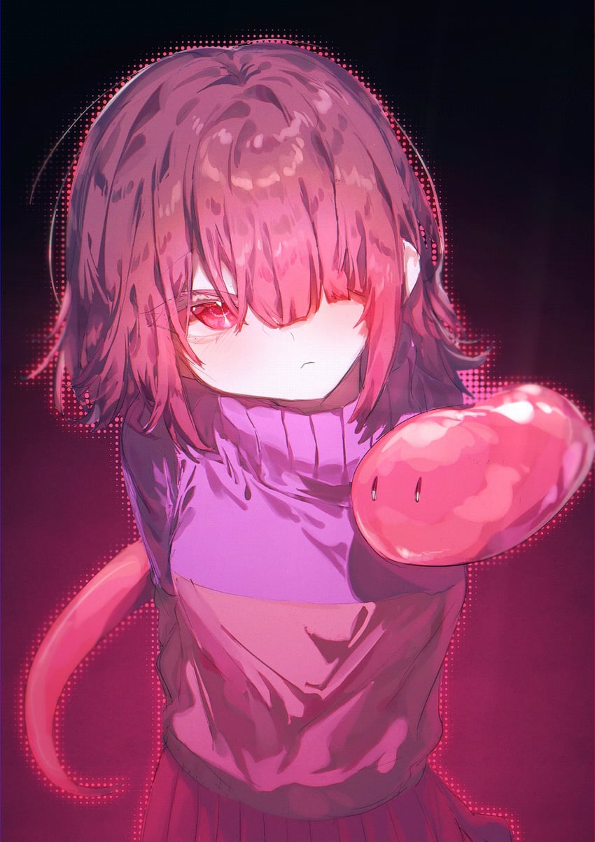 bete noire and akumu (undertale and 1 more) drawn by choco_rabbitt