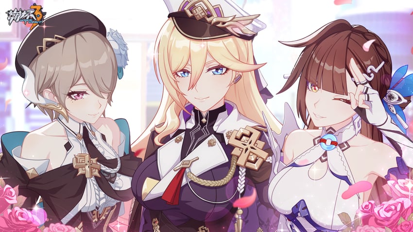 rita rossweisse, durandal, and li sushang (honkai and 1 more)