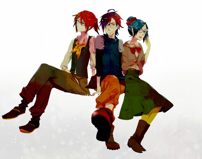ethan, silver, and kris (pokemon and 1 more) drawn by moringo