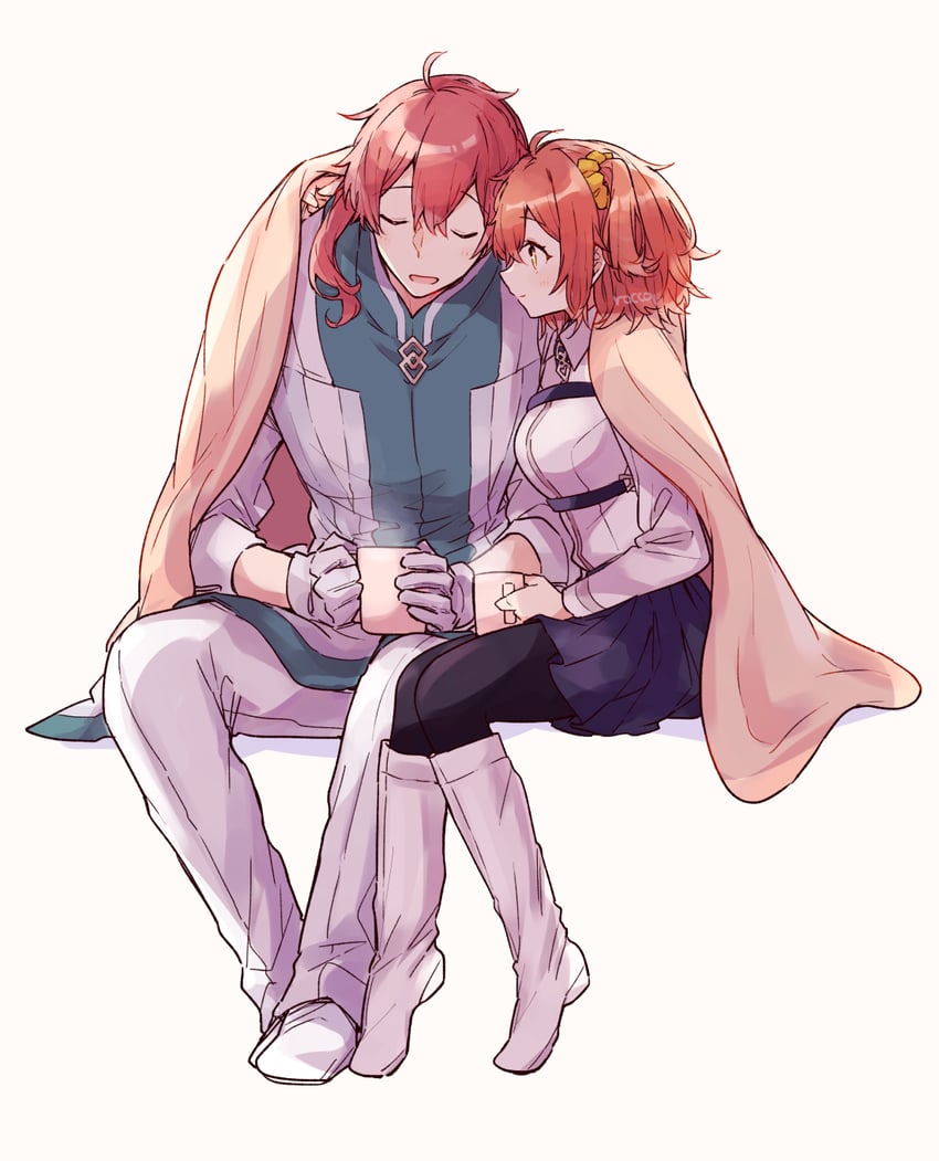 fujimaru ritsuka and romani archaman (fate and 1 more) drawn by kak_hac