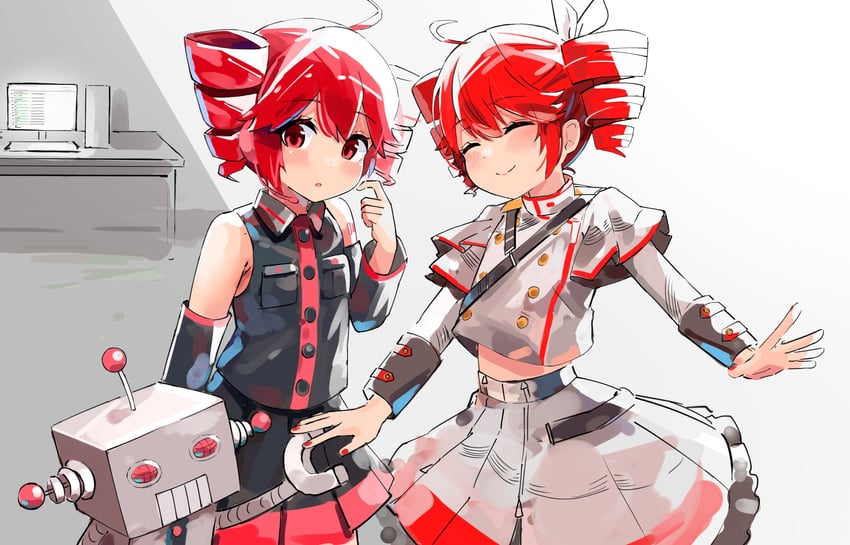 kasane teto (utau and 2 more) drawn by mp777b