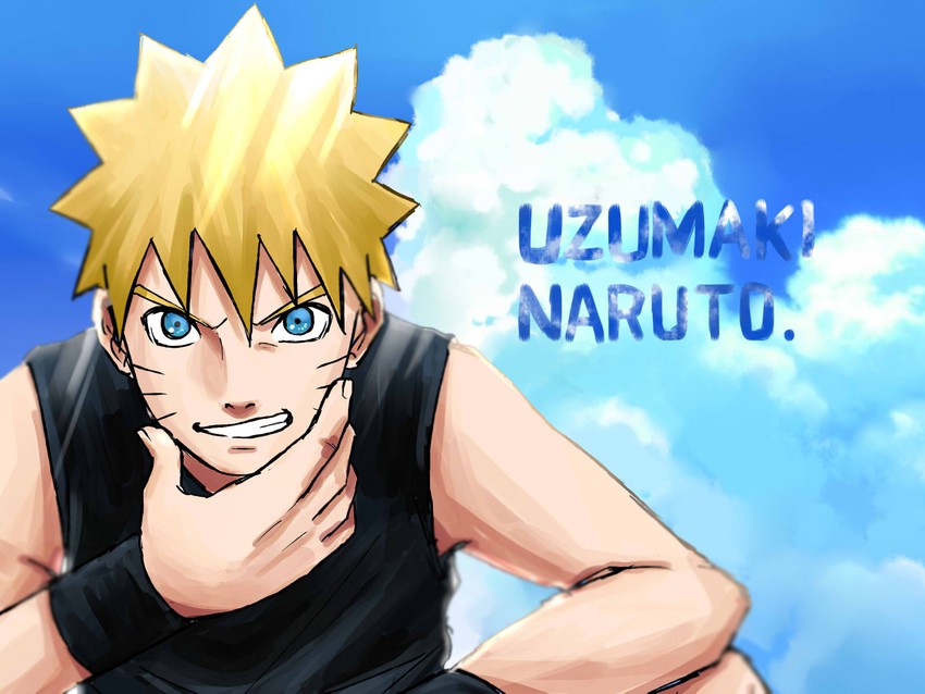 uzumaki naruto (naruto) drawn by pinoko_(pnk623)