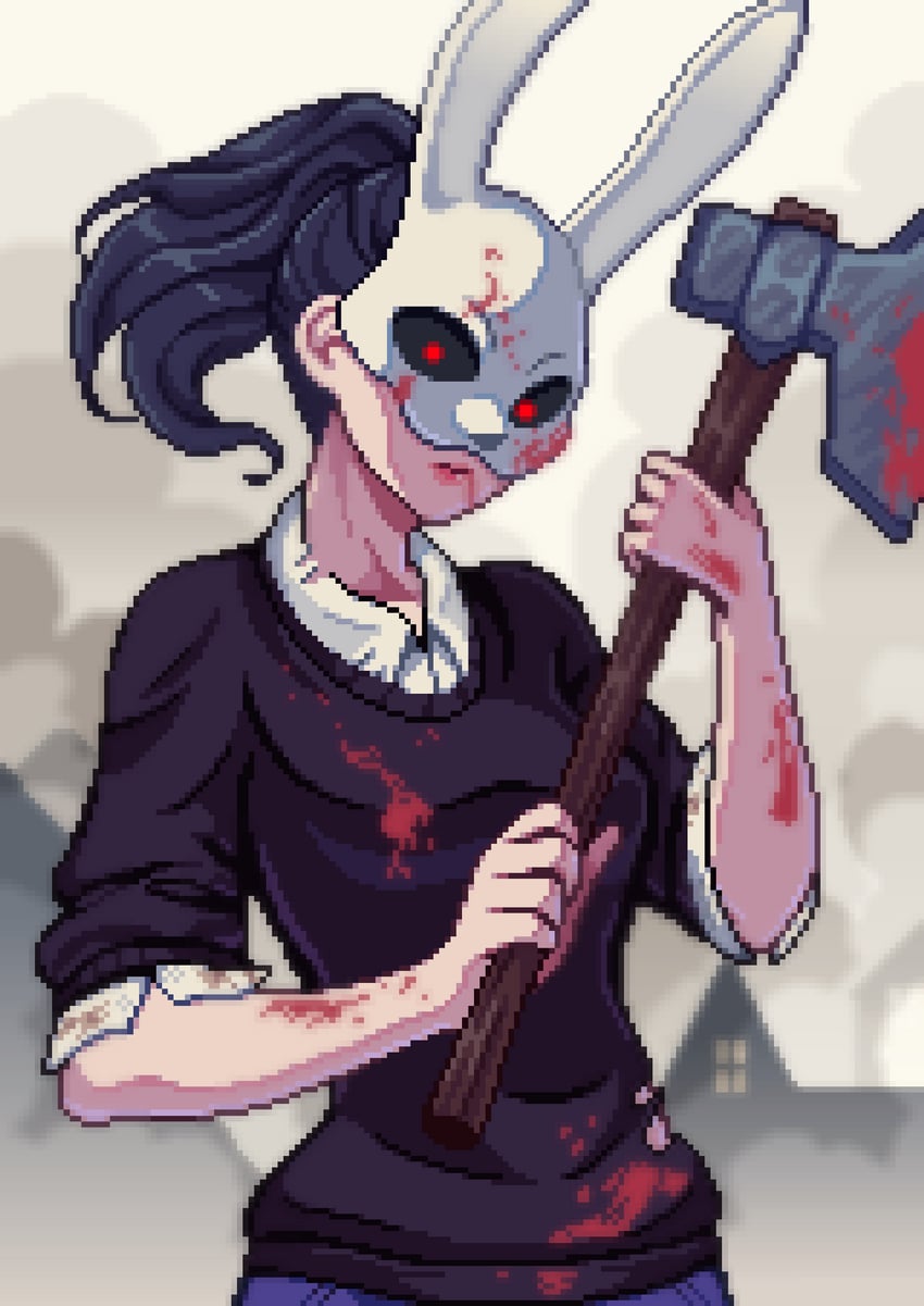 yumykon and the huntress (dead by daylight and 1 more) drawn by yumykon