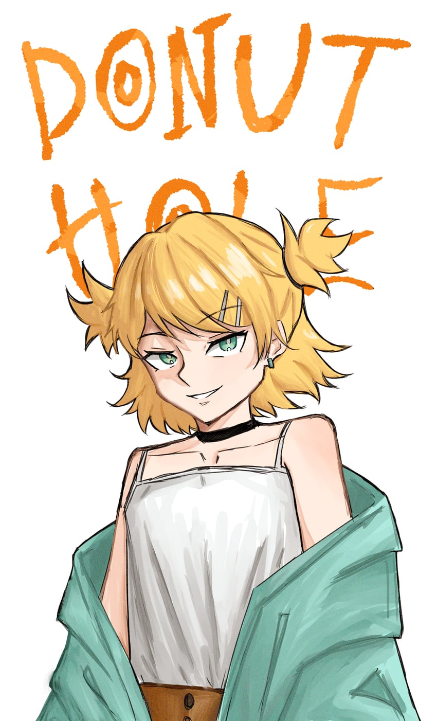 kagamine rin (vocaloid and 1 more) drawn by chazumaru