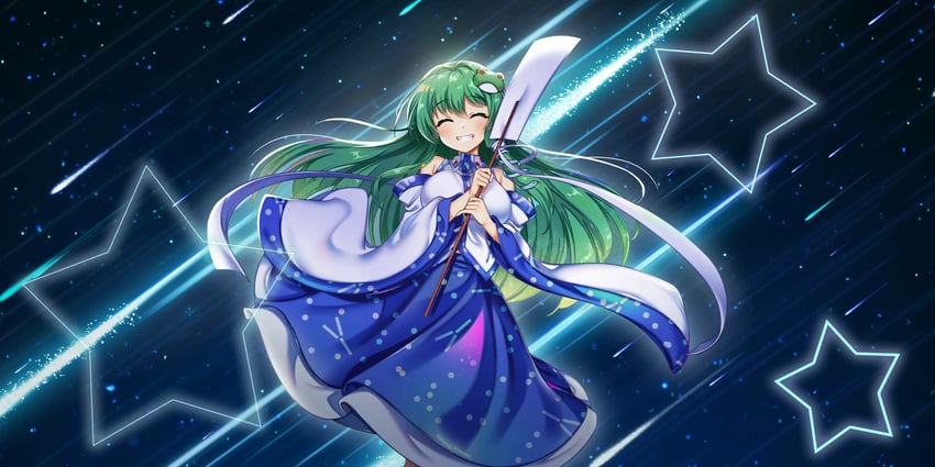 kochiya sanae (touhou and 1 more) drawn by rotte_(1109)