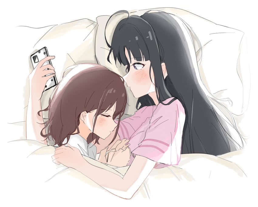 iseri nina and awa subaru (girls band cry) drawn by narin70