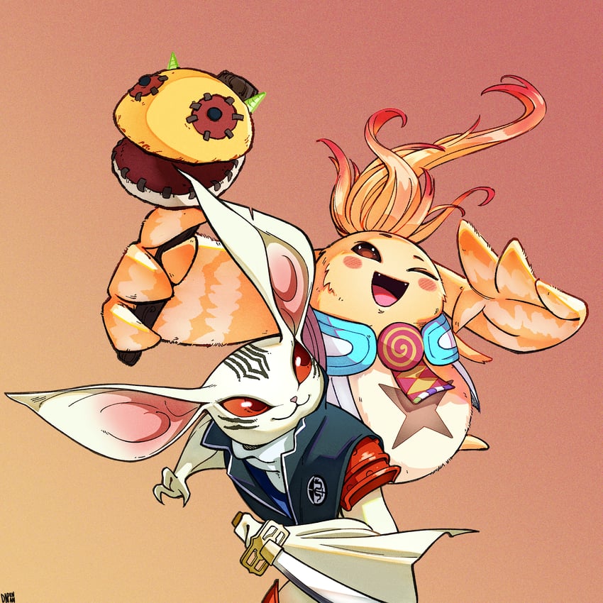 riki and heismay (xenoblade chronicles and 2 more) drawn by dapenpan