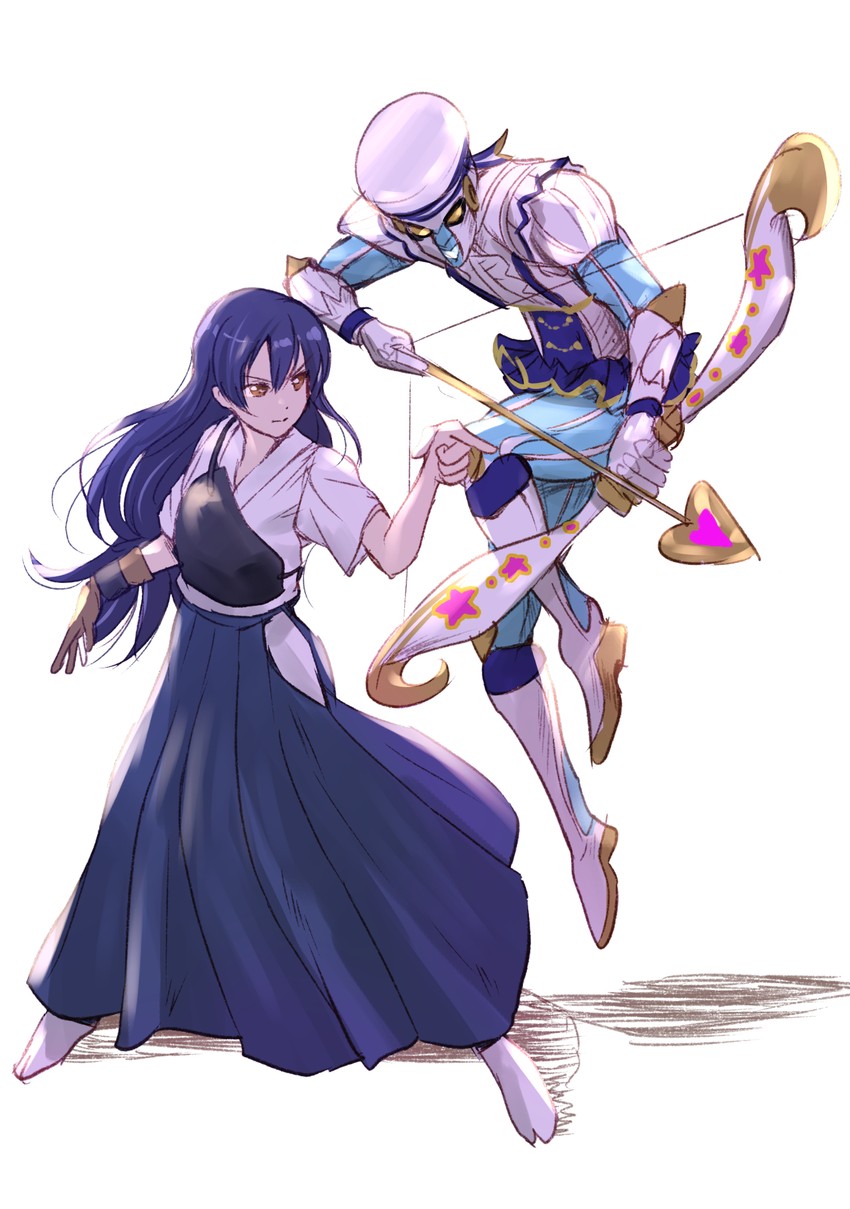 sonoda umi (love live! and 2 more) drawn by shamakho