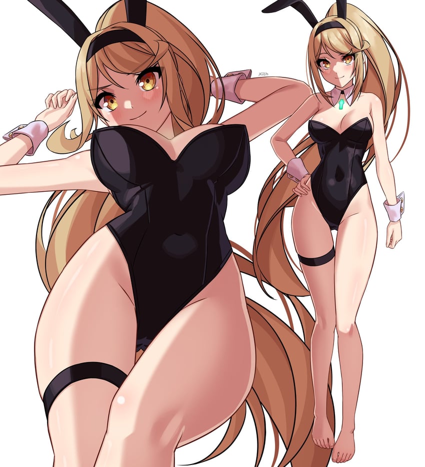mythra (xenoblade chronicles and 1 more) drawn by x_xith_x