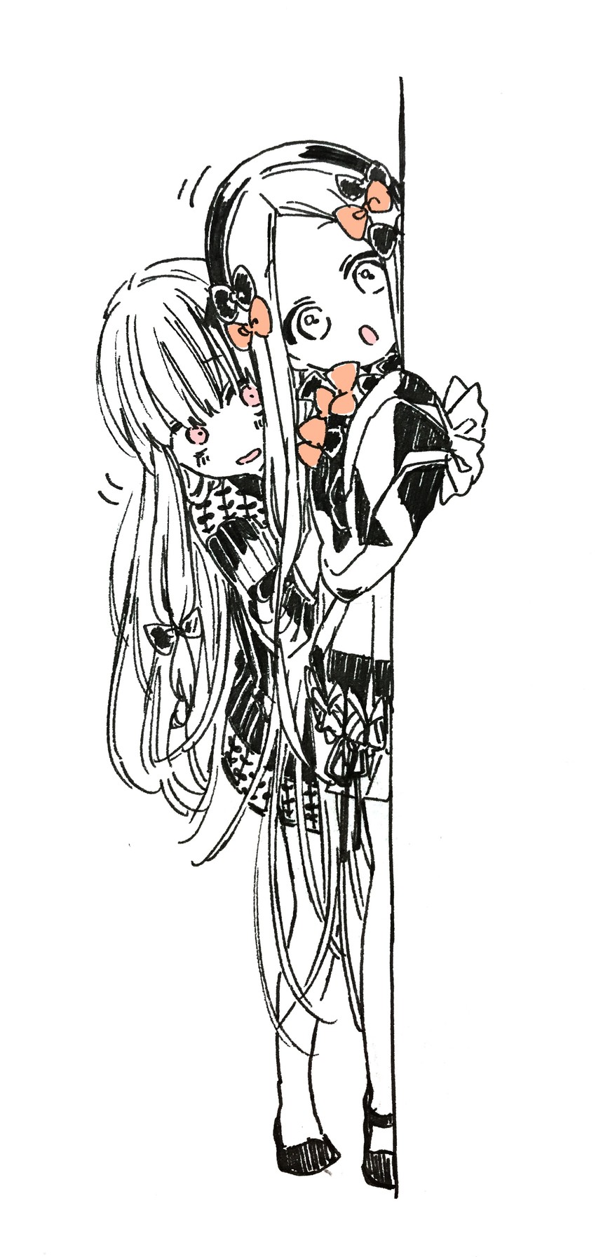 abigail williams and lavinia whateley (fate and 1 more) drawn by sofra