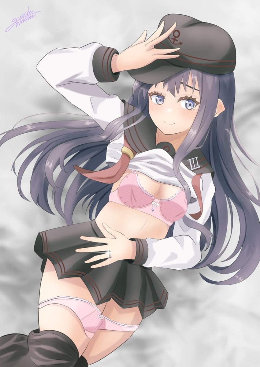 akatsuki and akatsuki kai ni (kantai collection) drawn by gucchi_(gucchi_zuizui)