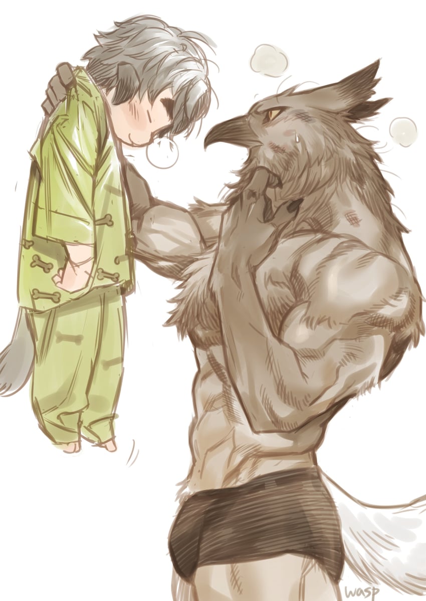 schneider and dhurahan atirkan (lord of heroes) drawn by wasp_(anthyutena)