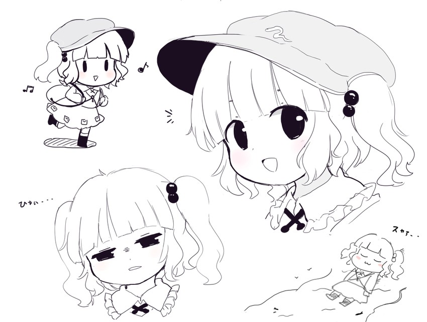 kawashiro nitori and aramaki scaltinof (touhou and 1 more) drawn by azuma_meri