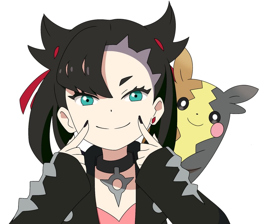 marnie and morpeko (pokemon and 1 more) drawn by quelcom