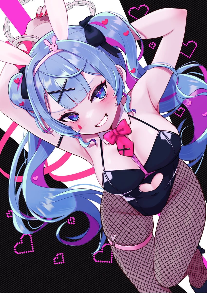 hatsune miku (vocaloid and 1 more) drawn by itsuki_isshiki