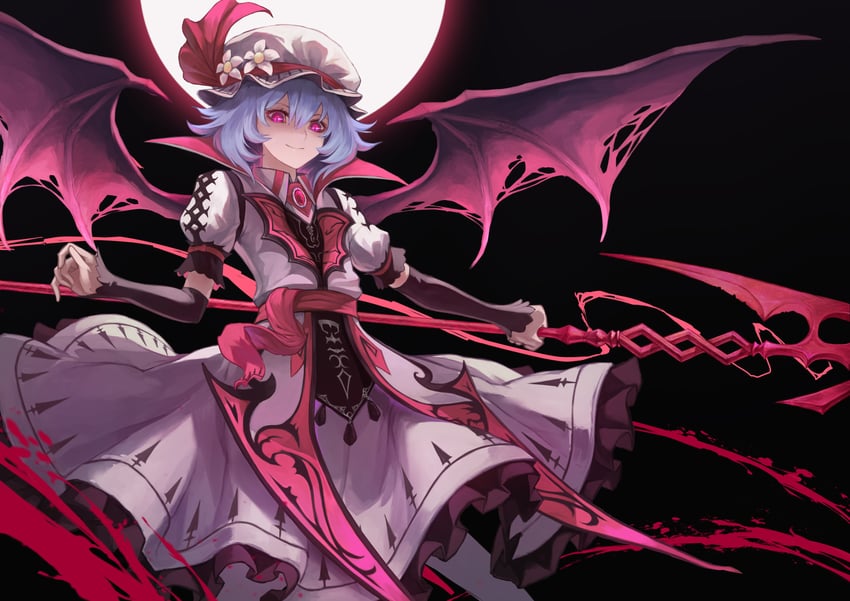 remilia scarlet (touhou and 1 more) drawn by jun_wei