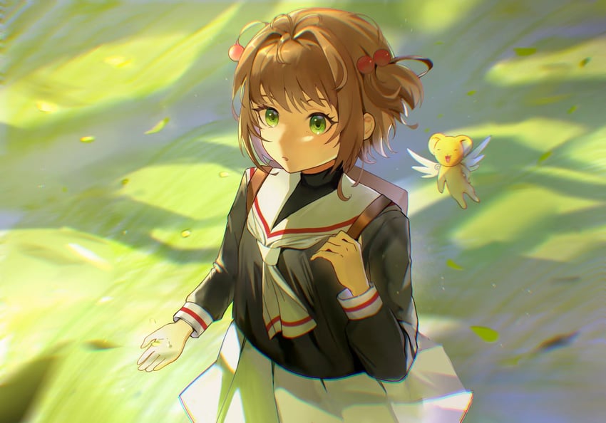 kinomoto sakura and kero (cardcaptor sakura) drawn by ufoliving