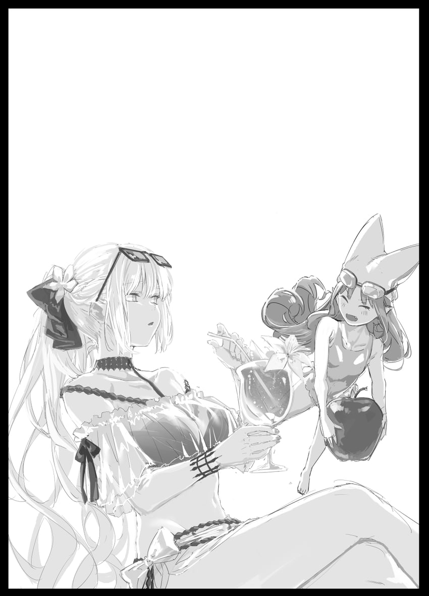 morgan le fay and habetrot (fate and 1 more) drawn by nishimi_shin