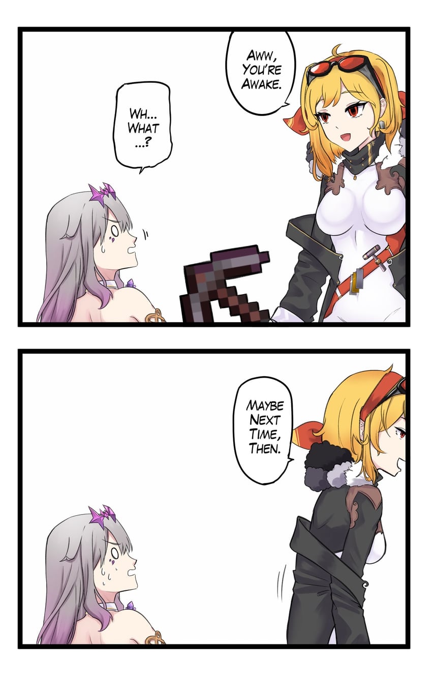 koseki bijou and kaela kovalskia (hololive and 4 more) drawn by genokong