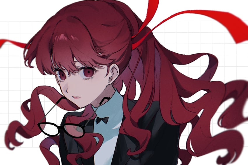 yoshizawa kasumi (persona and 2 more) drawn by uxco0