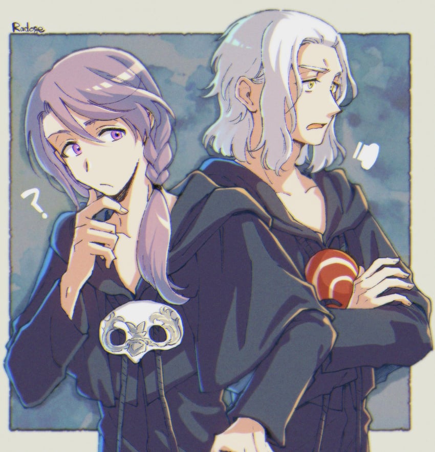 emet-selch and hythlodaeus (final fantasy and 1 more) drawn by radoge14