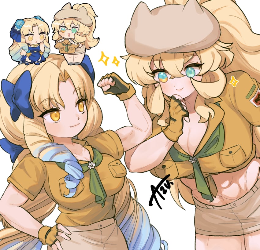barghest and astraea (fate and 1 more) drawn by azu_(kirara310)