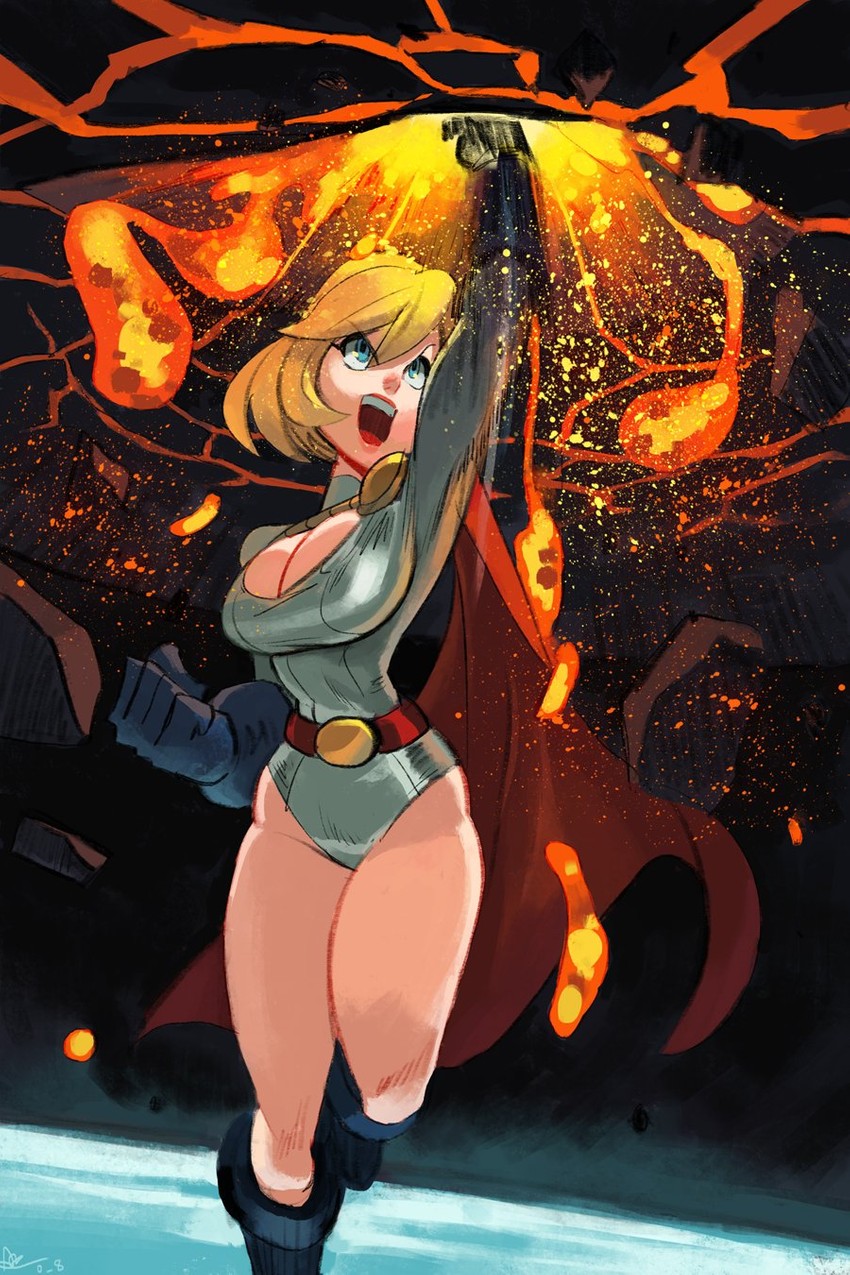 power girl (dc comics and 1 more) drawn by alex_ahad