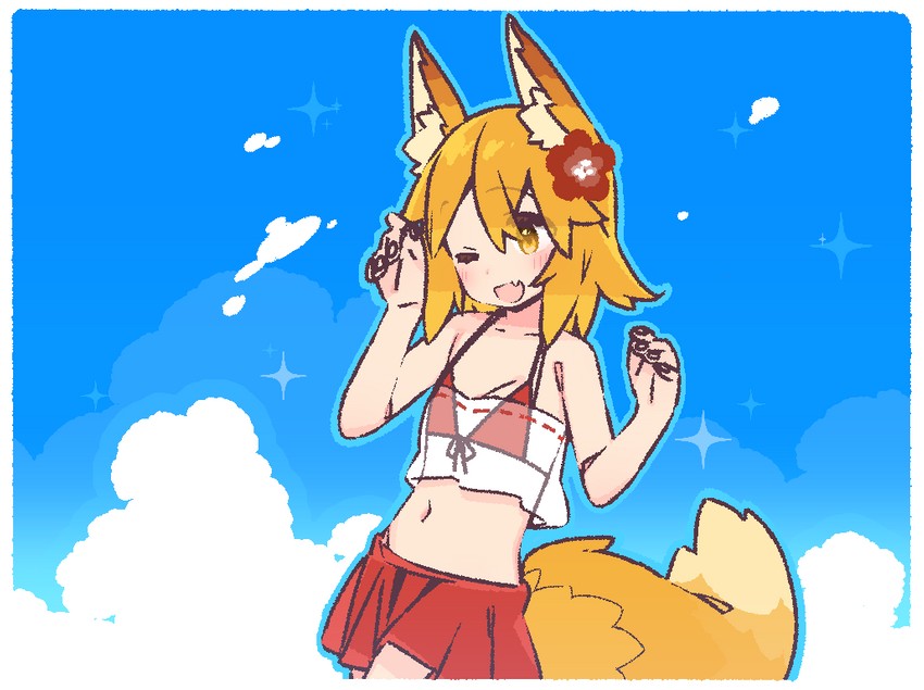 senko (sewayaki kitsune no senko-san) drawn by yoru_nai