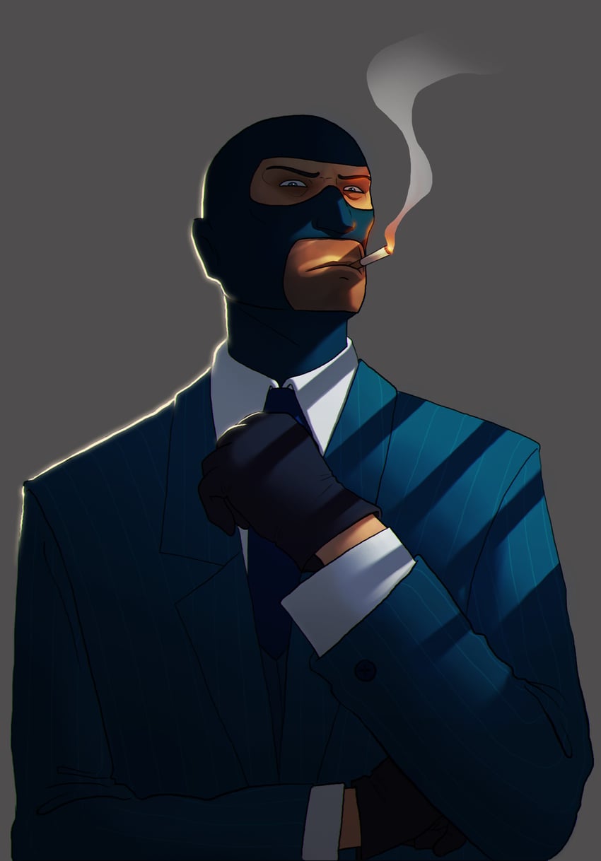 spy and blu spy (team fortress 2) drawn by fatoid