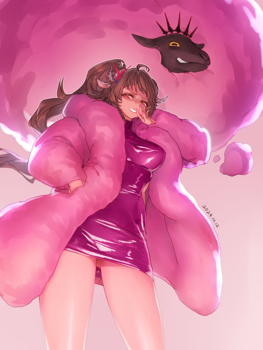 eyjafjalla, eyjafjalla the hvit aska, and dolly (arknights) drawn by qingmingtongzi