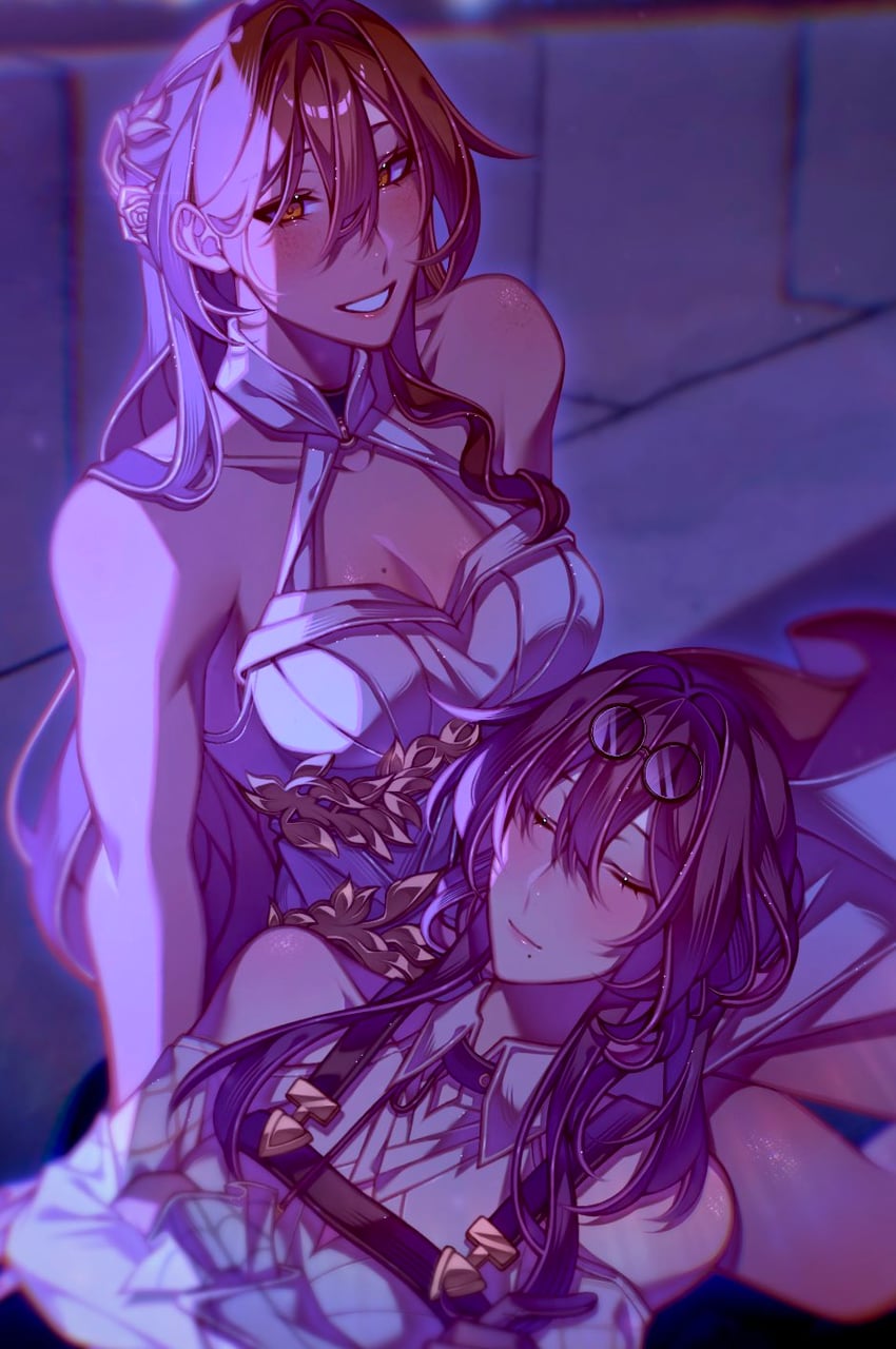kafka and himeko (honkai and 1 more) drawn by emeys
