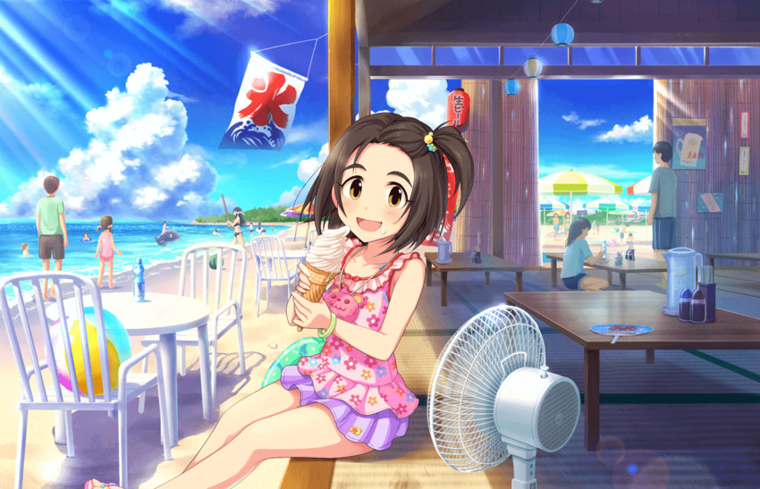 mukai takumi and yanase miyuki (idolmaster and 2 more)