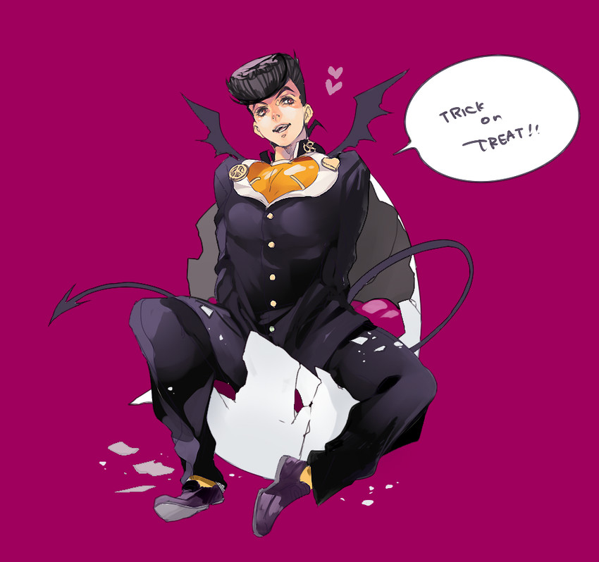 higashikata josuke (jojo no kimyou na bouken and 1 more) drawn by u-min