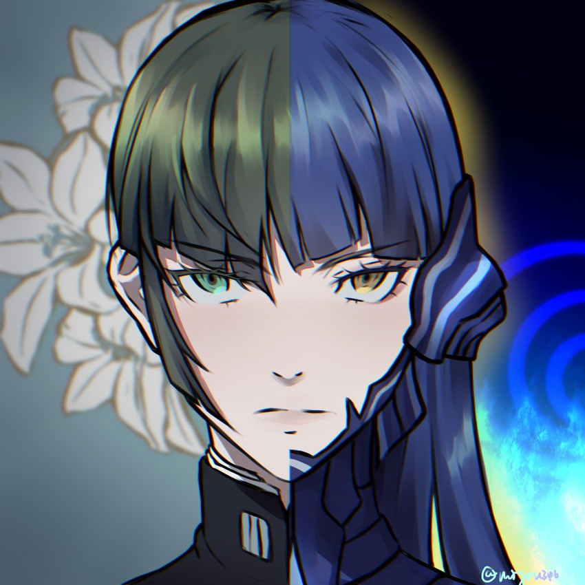protagonist (shin megami tensei and 1 more) drawn by miyoru346
